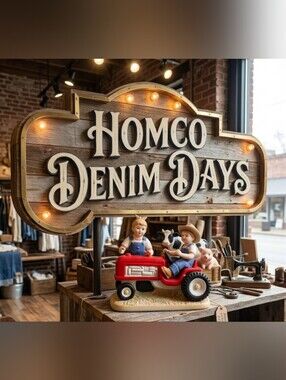 🚜CALLING ALL COLLECTORS NWT Homco Denim Days "My First Tractor" Figurine 🚜
